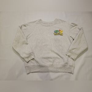 Pokemon Sweatshirt Womens Large Graphic Crewneck Gray Sweater